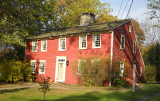 red house exterior painting