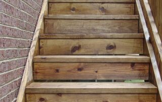 Staircase After power Washing