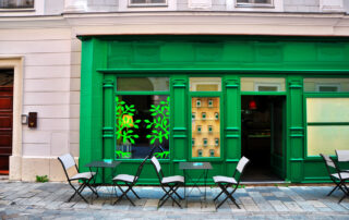 Exterior Paint Ideas for Restaurants and Cafes