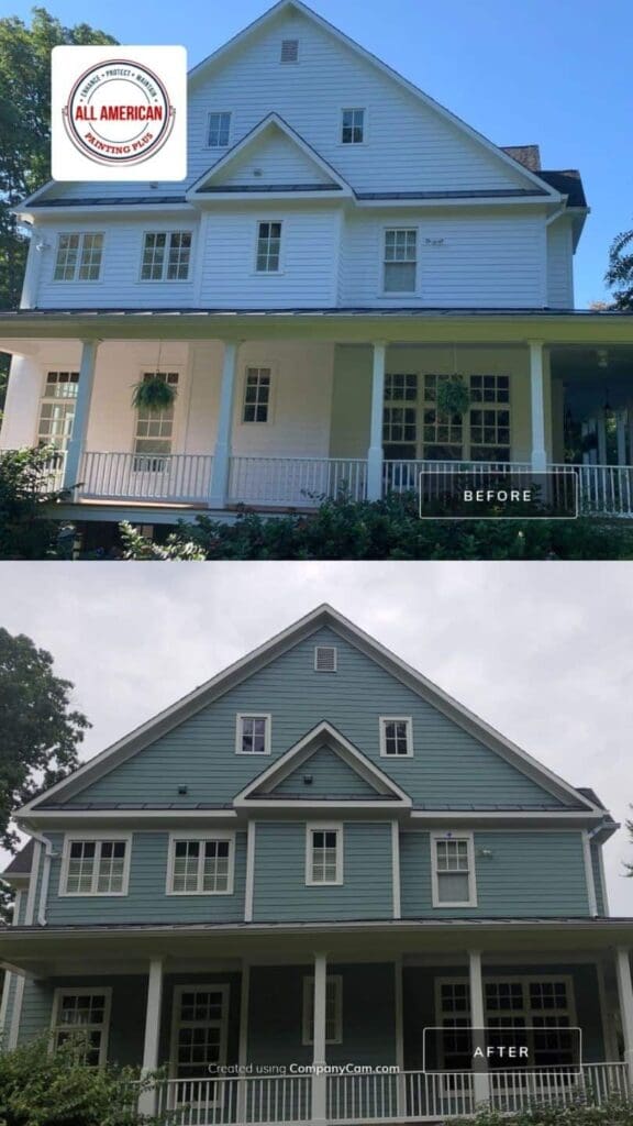 exterior house painting in Leesburg VA