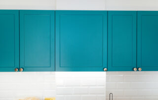 long lasting cabinet paint - blue
