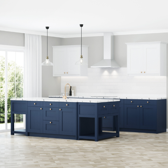 Navy Blue cabinets