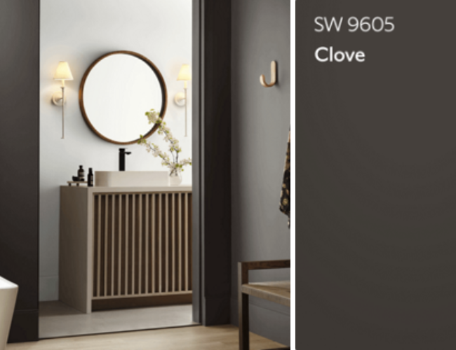 Clove SW 9605 trending home paint colors