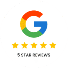 5 star google reviews badge