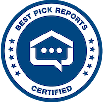 best pick reports certified badge