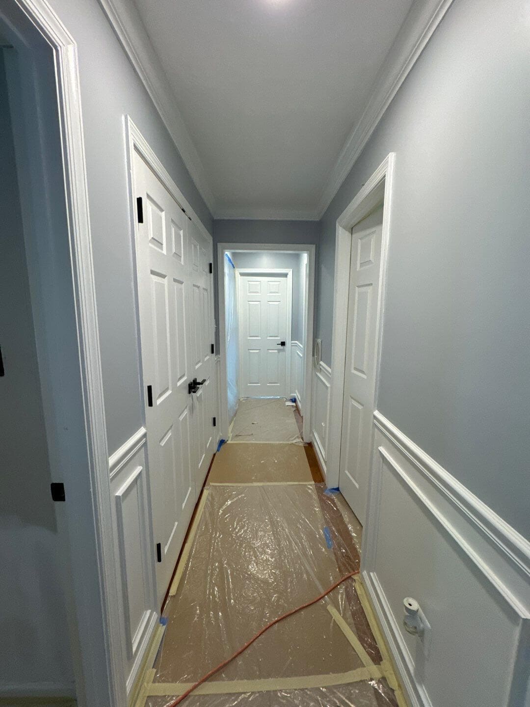 prepped interior painting project in north VA home